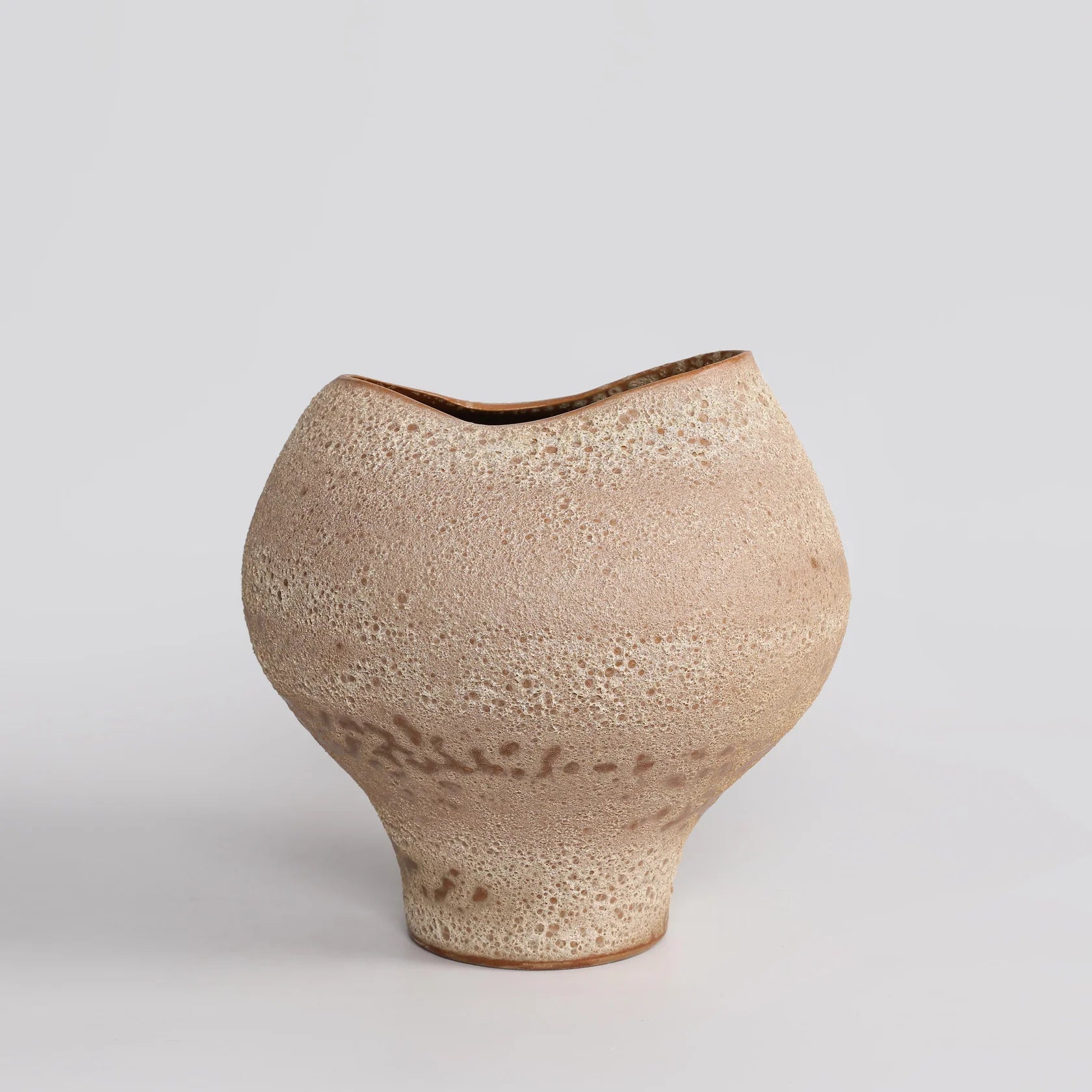 Handcrafted Ceramic Earth Tide Vase – 28cm