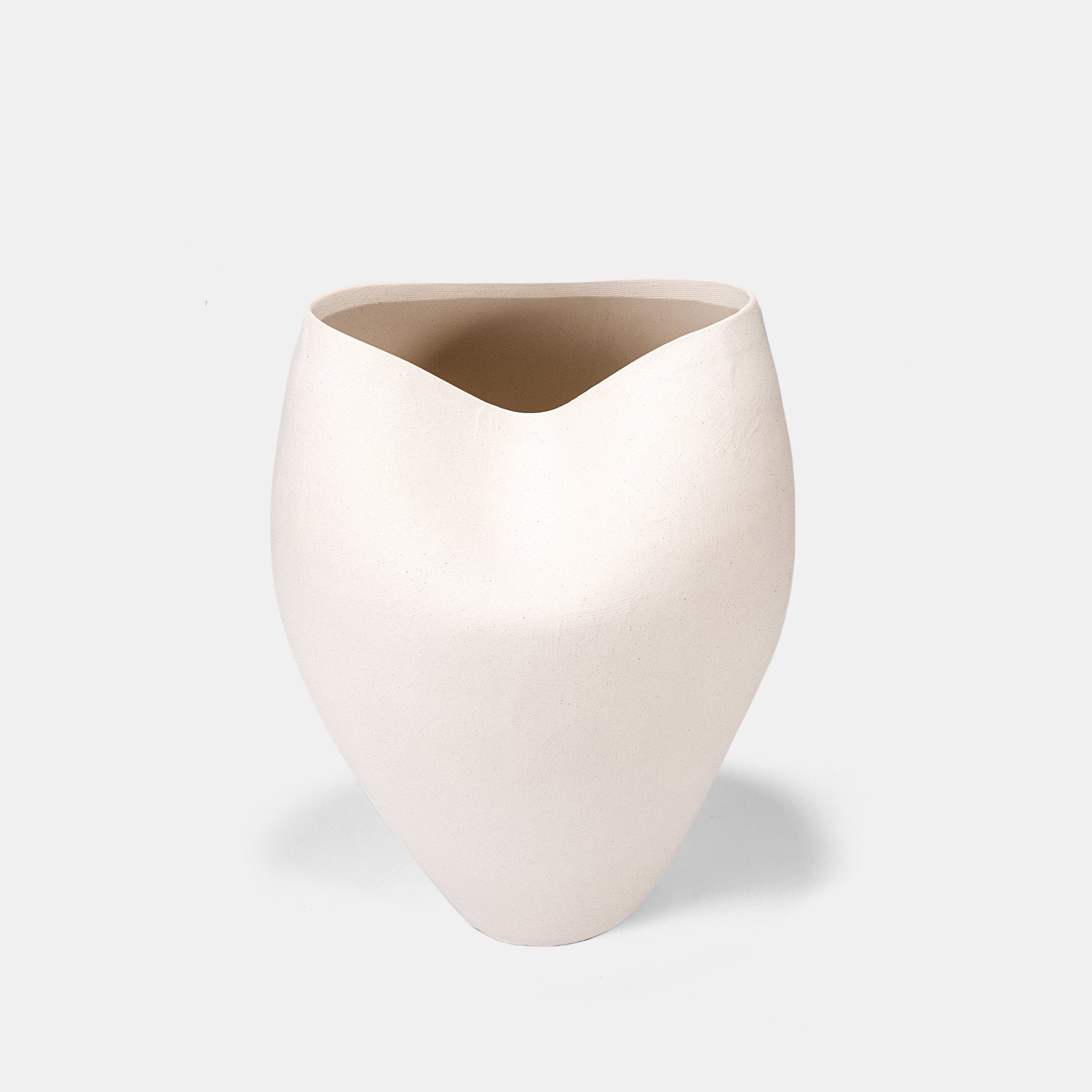 Handcrafted Ceramic Vase in Sand