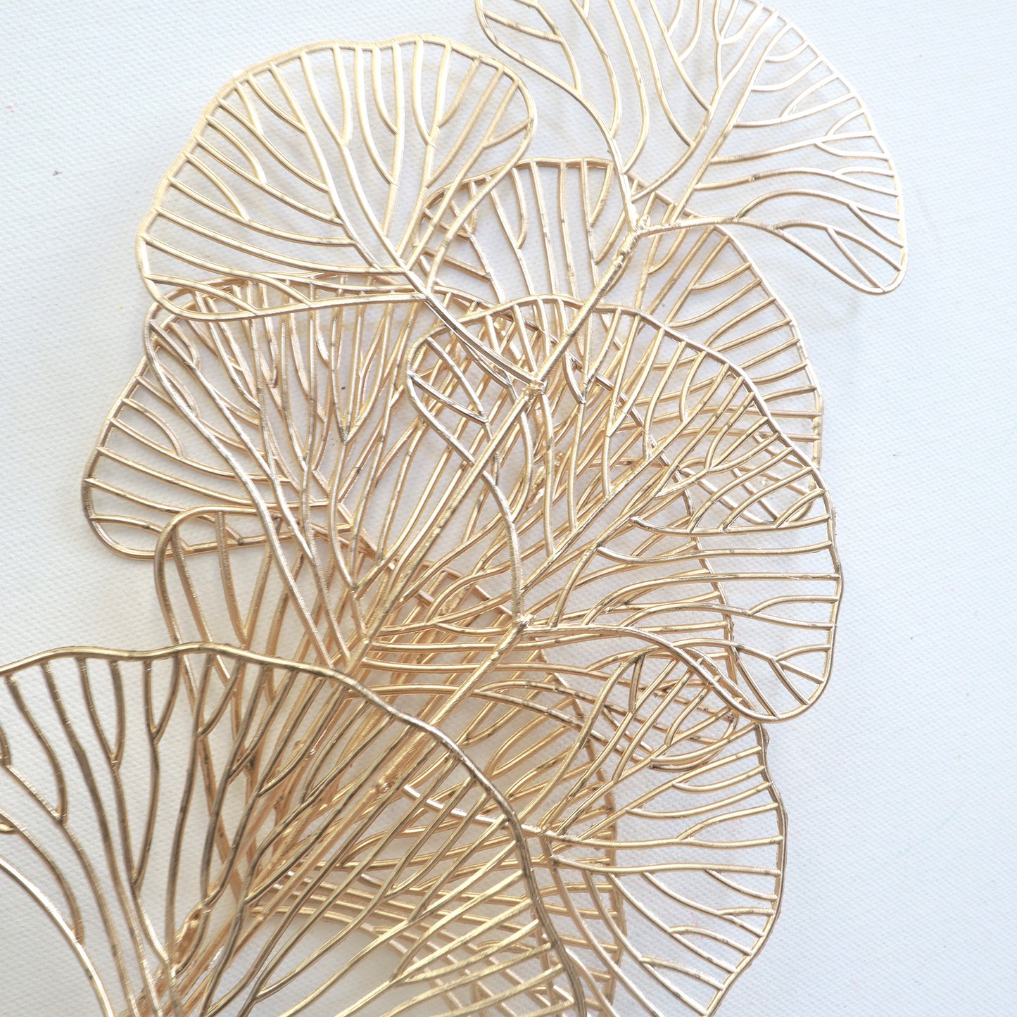 Artificial Ginkgo Leaf Gold