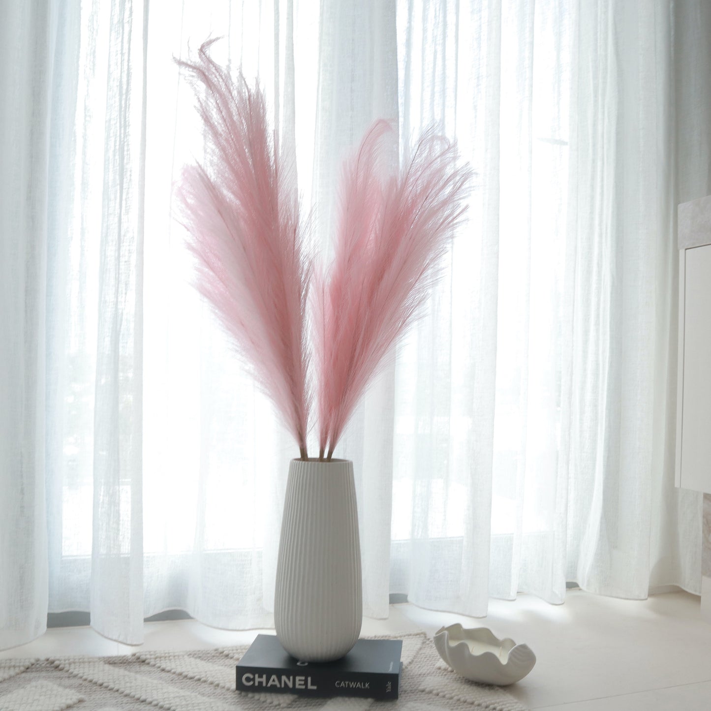 Artificial Pampas Grass Baby Pink