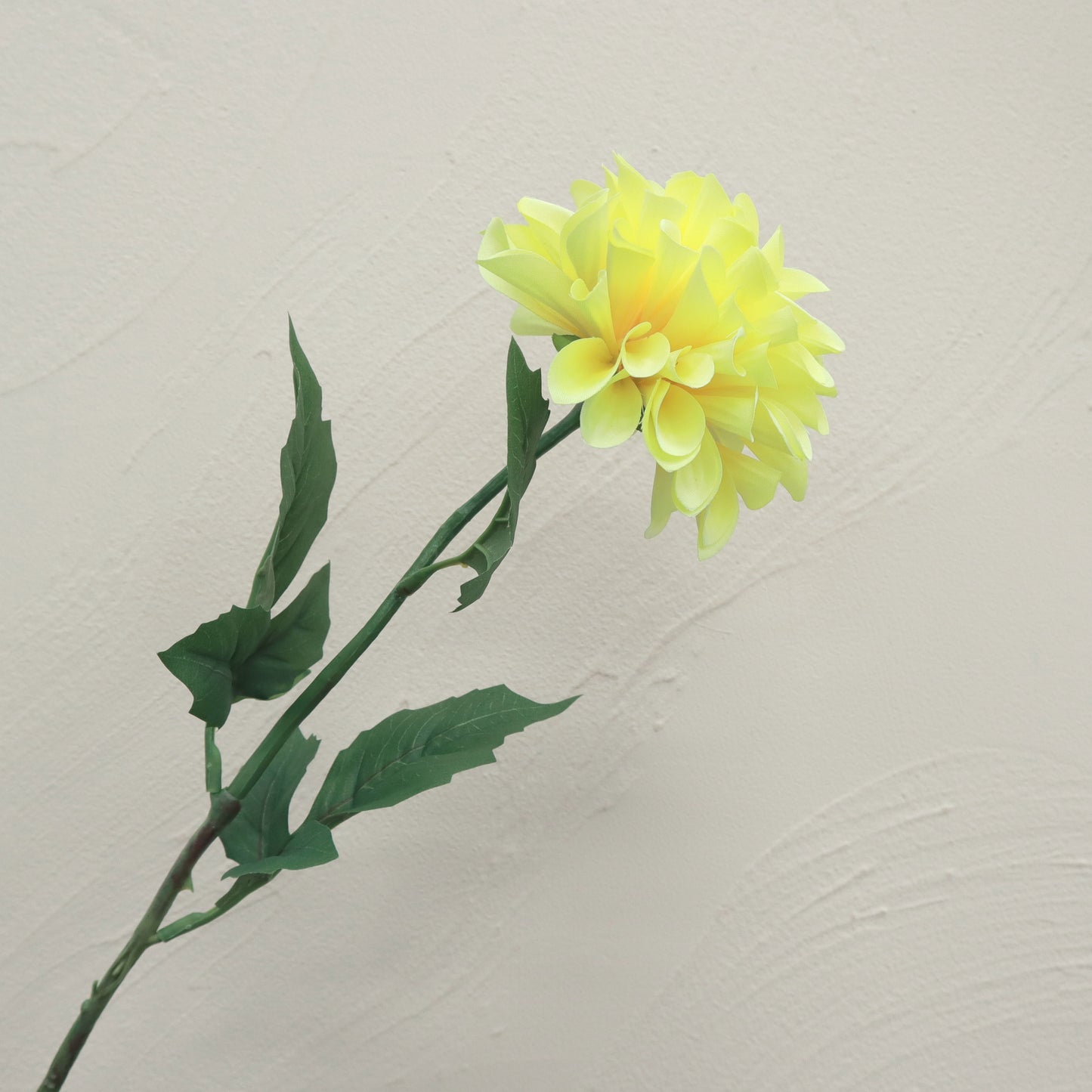 Artificial Silk Dahlia Yellow