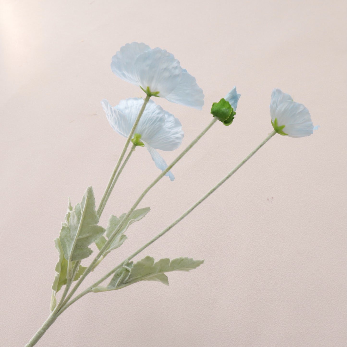 Artificial Real Touch Poppy Blue