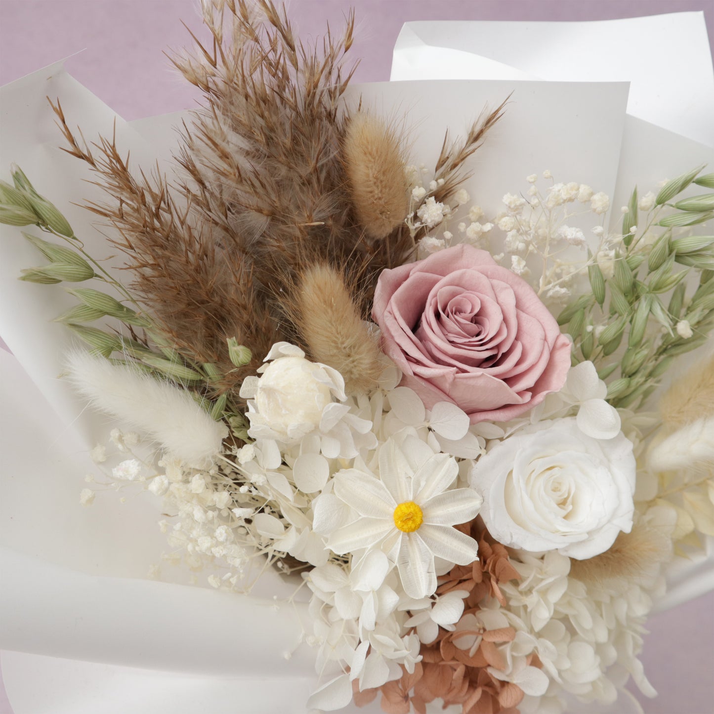 Premade Preserved Flower Bouquet C