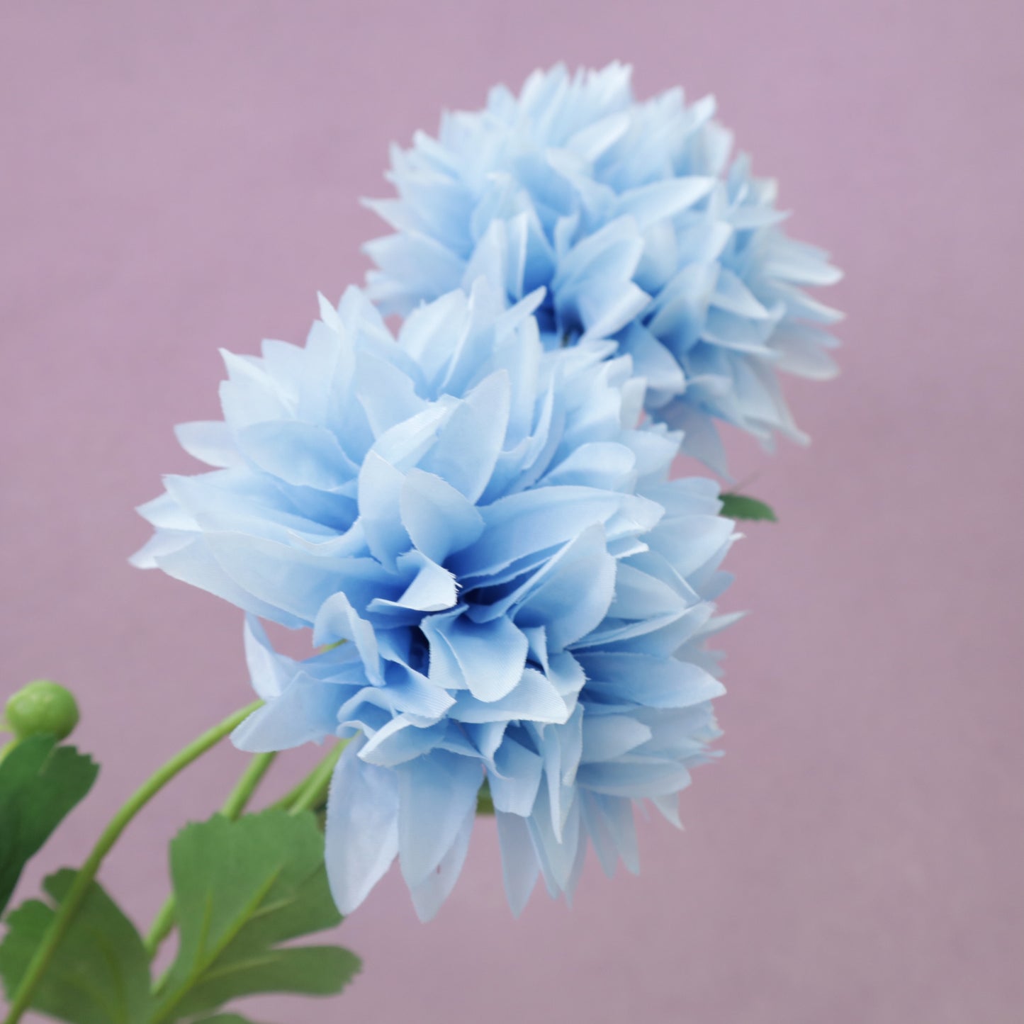 Artificial Silk Dahlia Blue (3 heads)