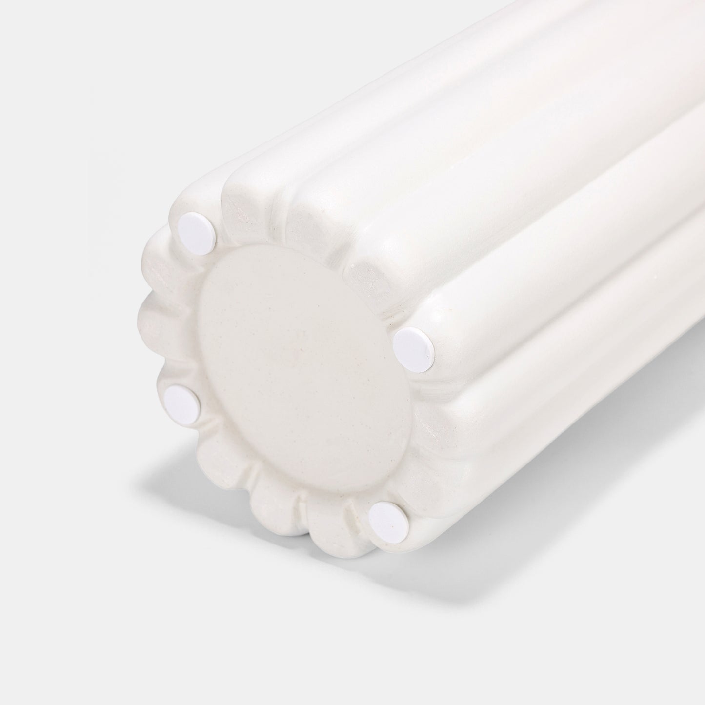 Boheme Ribbed ceramic vase