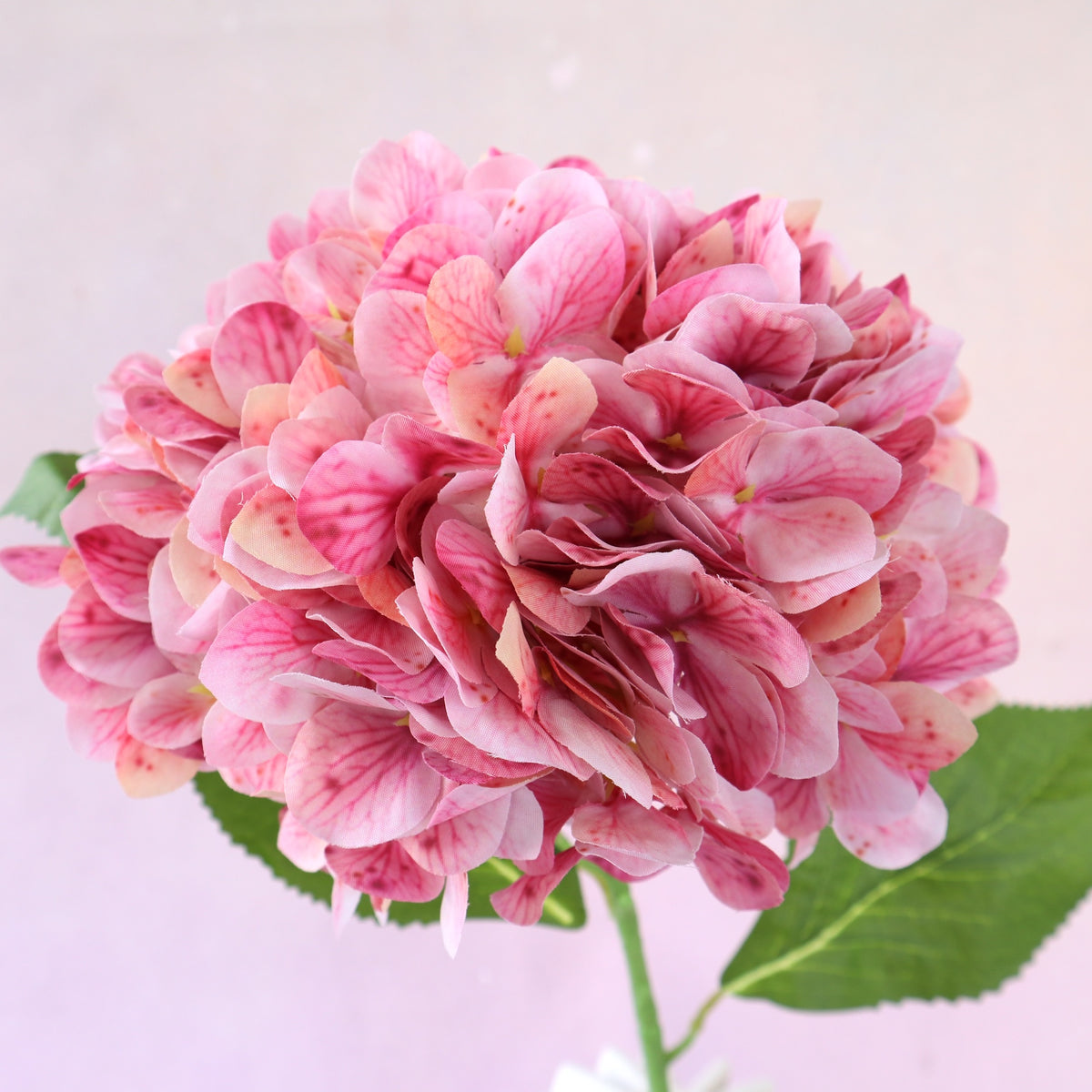 Silk Artificial Hydrangea Dark Pink