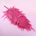 Large Leather Fern Magenta
