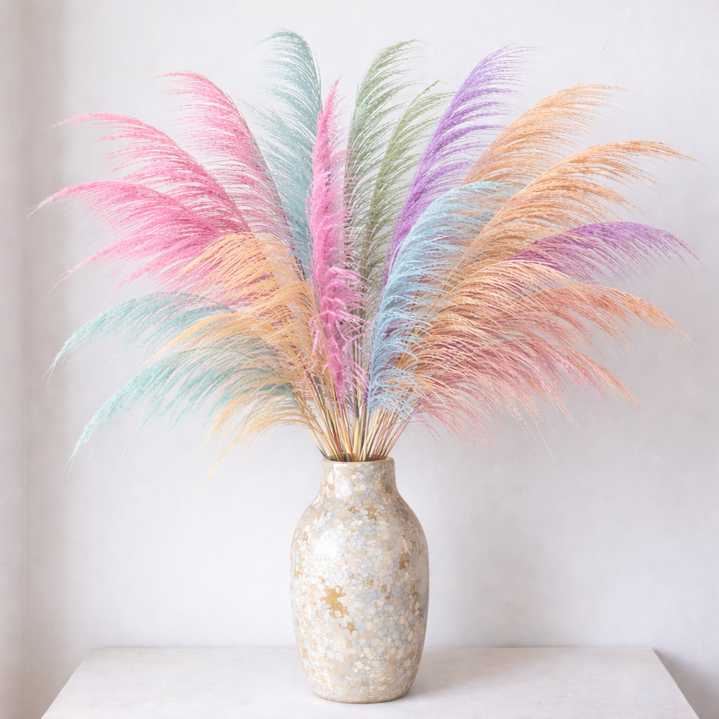 One Side Hanging Pampas (5 stems/bunch)