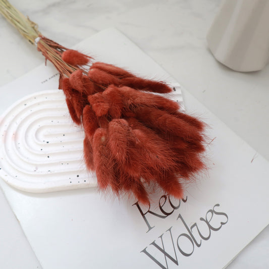 Bunny Tails Vintage Red