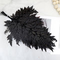 Leather Fern Small Black