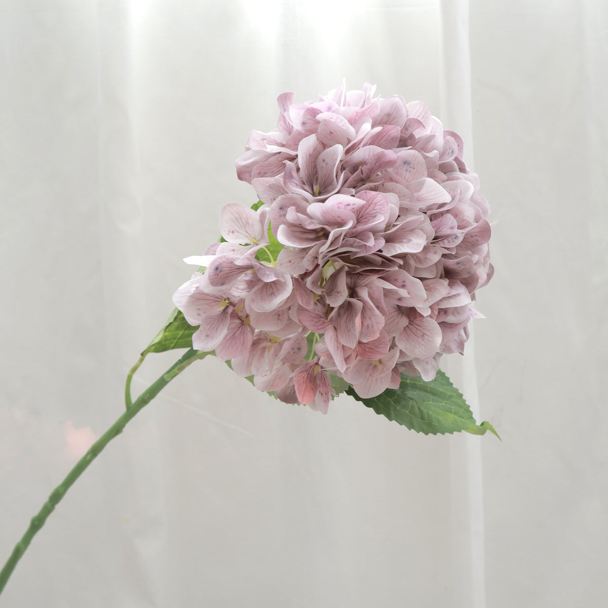 Silk Artificial Hydrangea Dusty Pink