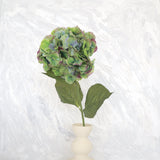 Silk Artificial Hydrangea Bigleaf Green