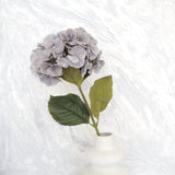 Silk Artificial Hydrangea Bigleaf Grey