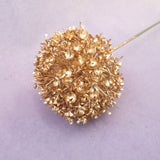 Artificial Gold Hydrangea Ball