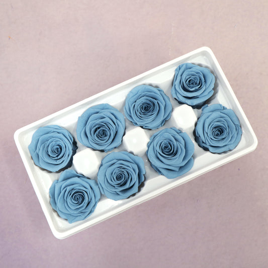 Rose Steel Blue 8 Heads