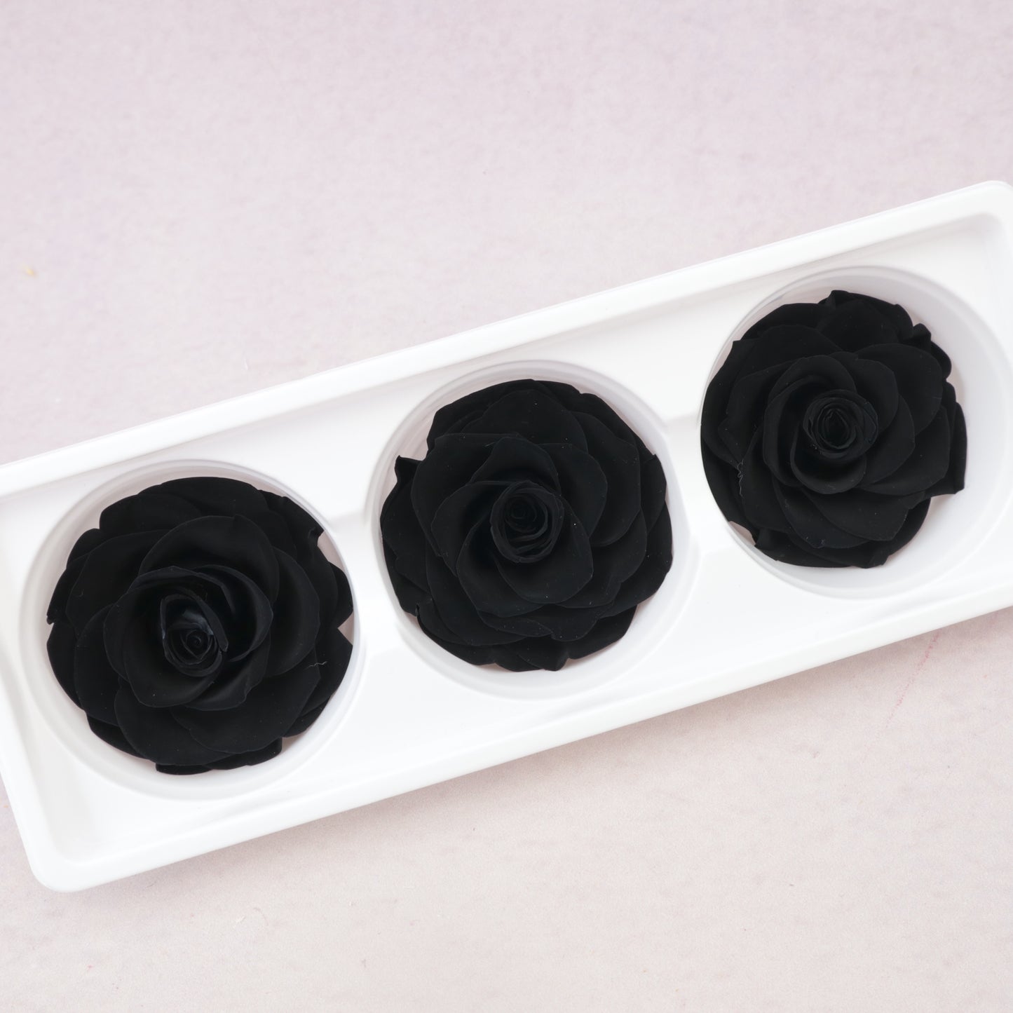 Rose Black 3 Heads