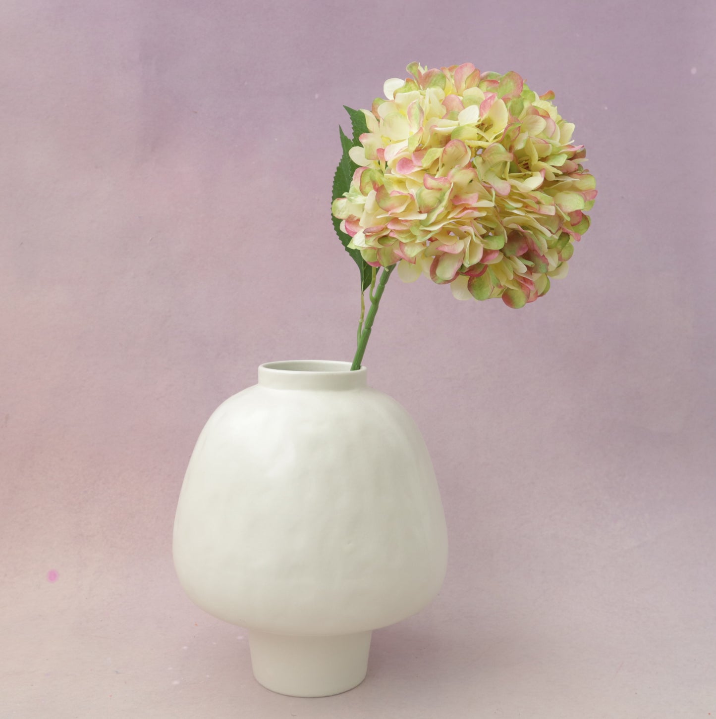 Silk Artificial Hydrangea Lime