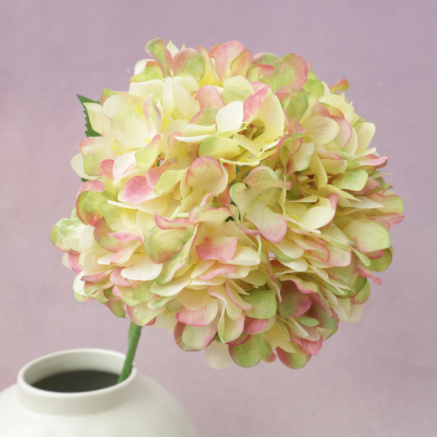 Silk Artificial Hydrangea Lime