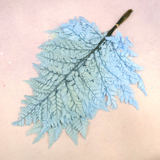 Leather Fern Small Blue (clearance)