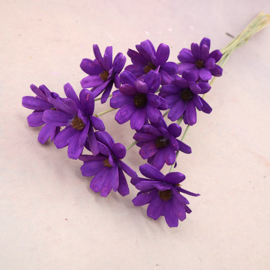 Handmade Daisy Royal Purple
