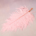 Leather Fern Large Pink