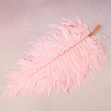 Leather Fern Large Pink