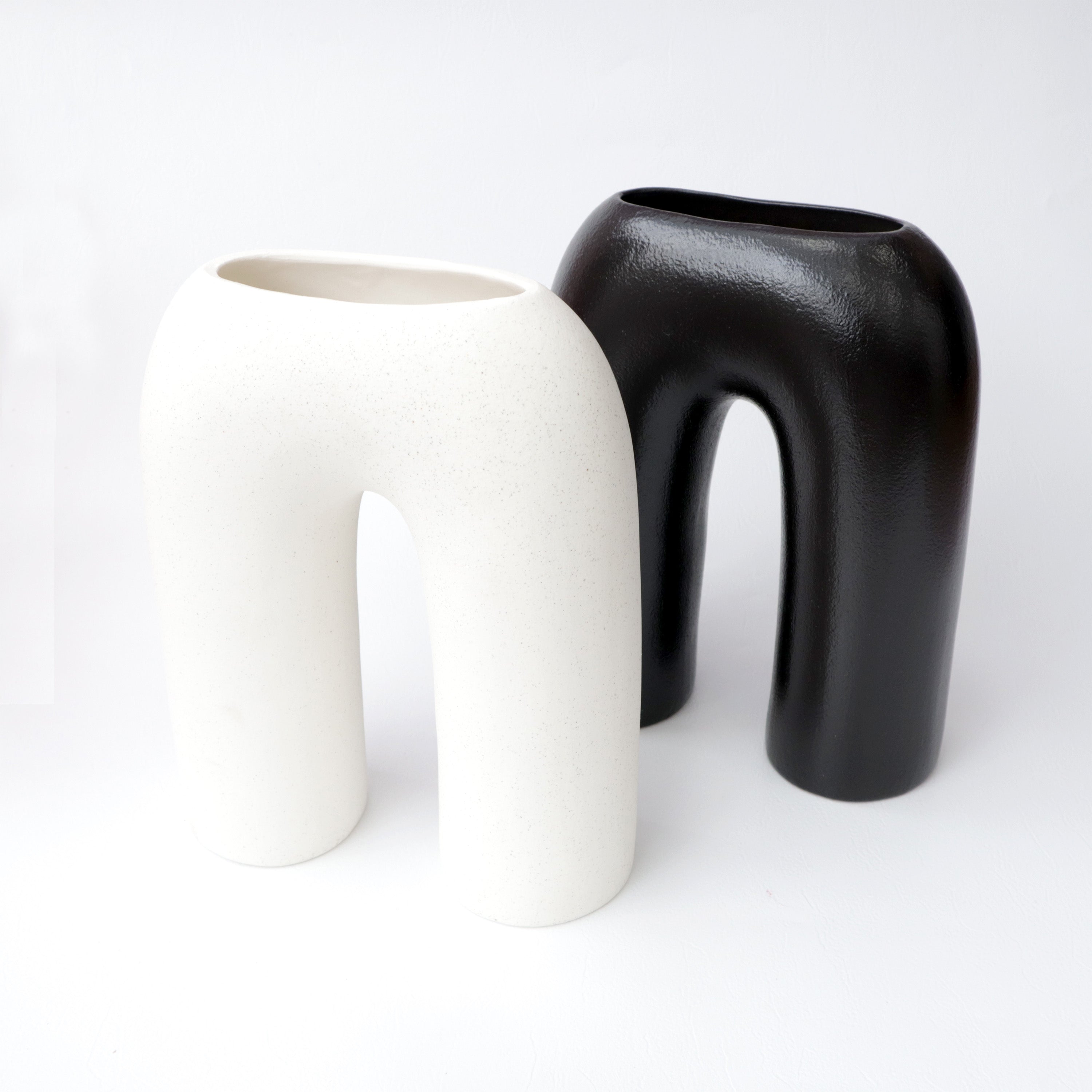 Textured Ceramic Vases