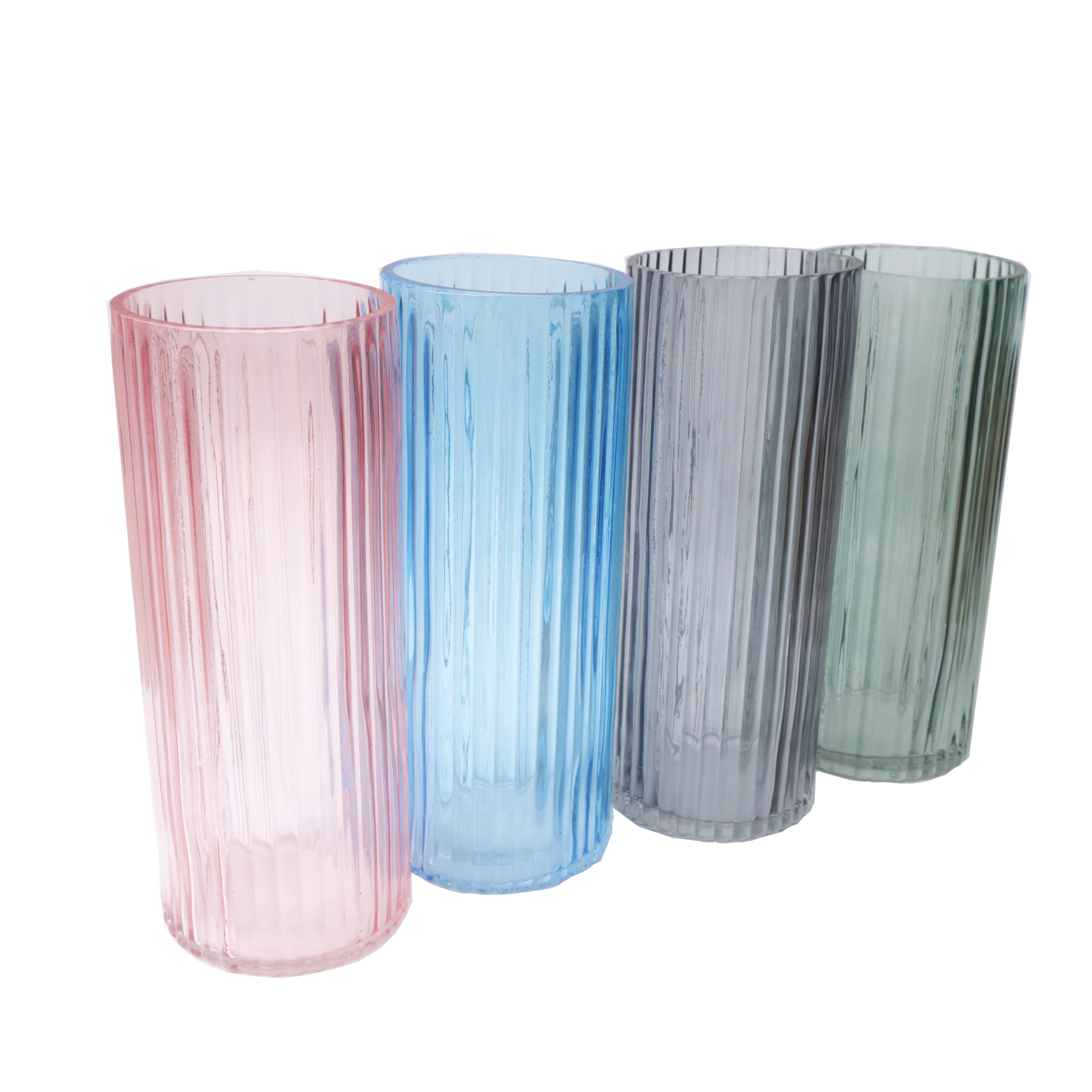 Textured Glass Vases