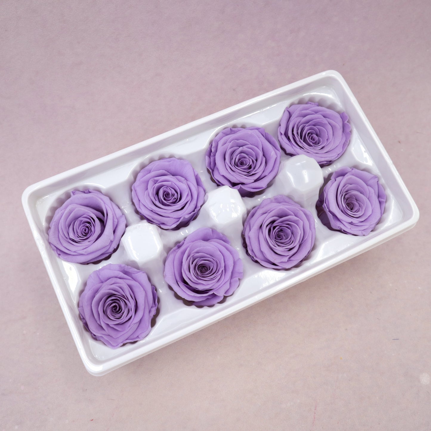 Rose Lavender Purple 8 heads