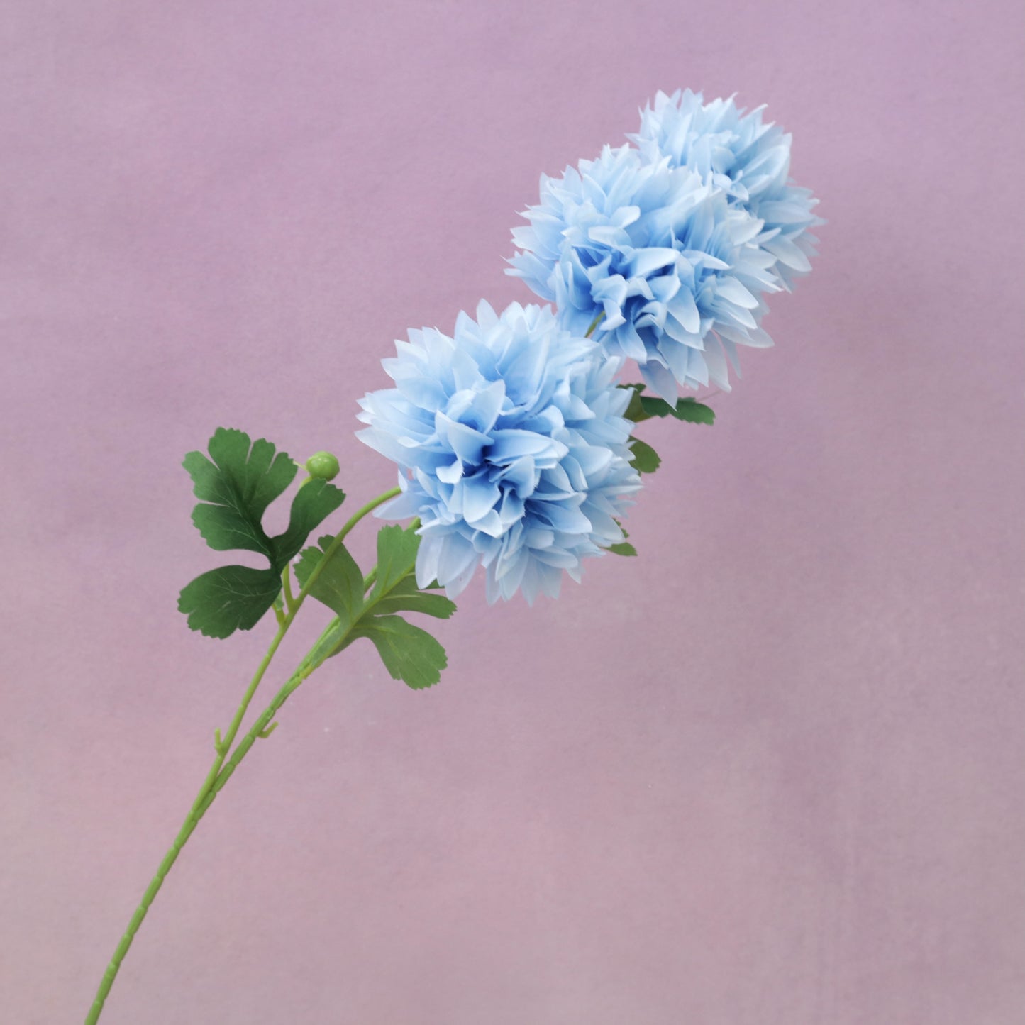 Artificial Silk Dahlia Blue (3 heads)