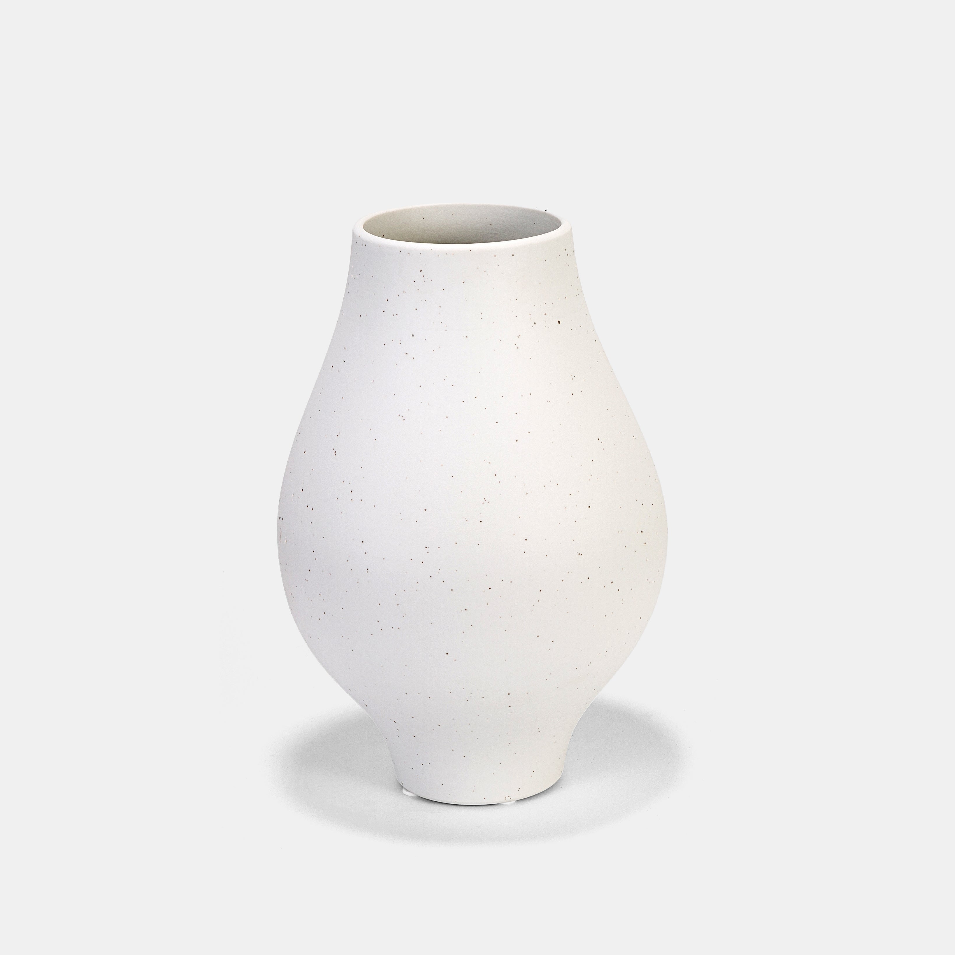 Elegant Speckled Ceramic Vase-Terra Vase