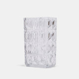 Ribbed Crystal Vase