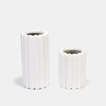 Boheme Ribbed ceramic vase