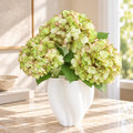 Silk Artificial Hydrangea Lime