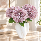 Silk Artificial Hydrangea Dusty Pink